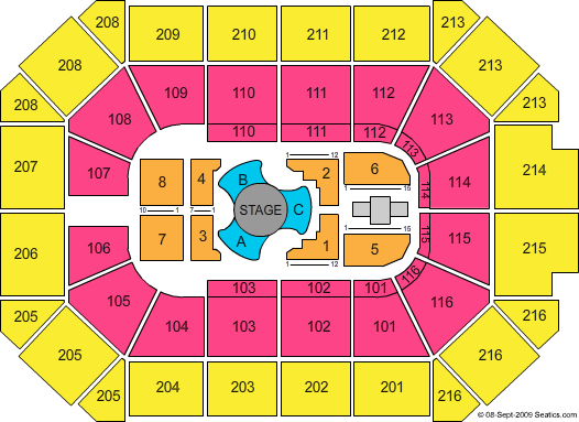 Allstate Arena James Taylor Seating Chart